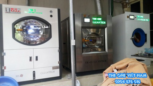 Máy giặt công nghiệp Việt Hàn Lắp đặt tại Quảng Ninh